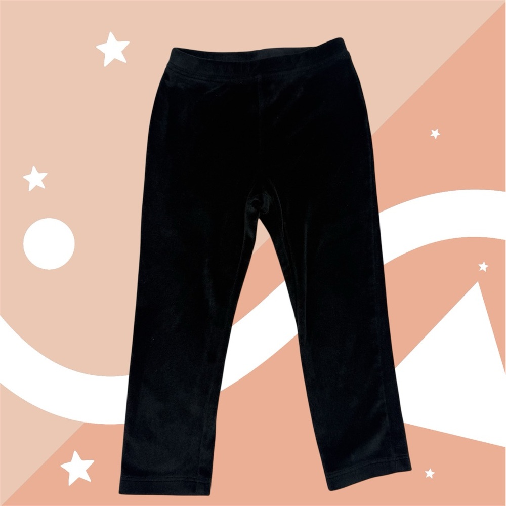 GAP Kids Black Velvet Leggings